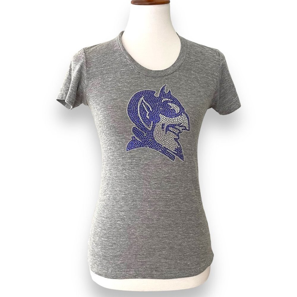 🍀Collegiate Fashionista By Diane Dallago Fog Gary Short Sleeve T-Shirt Small